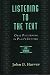 Image of Listening to the Text: Oral Patterning in Paul's Letters (Evangelical Theological Society Studies)