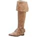 Nine West Women's Isolda Boot,Dk Natural Lthr,6.5M