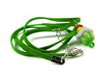 Green Cupcake Pendant on Suede Necklace, Fashion Jewelry for Girls and Funwear