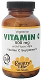 Country Life - C 500 W/Rh, 500 mg, 250 tablets