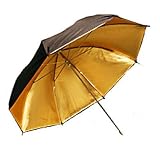 Cowboystudio 40 inch Black Gold photography studio umbrella photo video