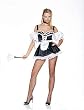 Sexy French Maid Costume with Matching Thong