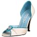 Charles David Women's Chiffon Two-Piece Open-Toe, Cream, 10 M
