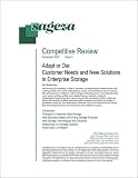 Review The Sageza Group  / Adapt or Die: Customer Needs and New Solutions in Enterprise Storage