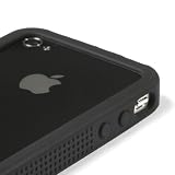 iPhone 4 Bumpers-Silicone Bumper for iPhone 4, Black