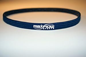 Maxflowsports Revolutionary Hairband with Cross-grip Technology Guaranteed Non-slip (Navy)