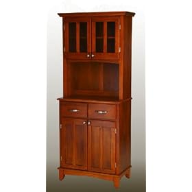 Buffet and Hutch- Oak by Home Styles