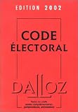 Code électoral, édition 2002, 11e édition