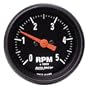 Auto Meter 2888 Z-Series Black 2-5/8" 5000 RPM Mini Tach/Diesel Tachometer