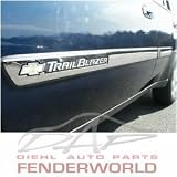 CHEVY TRAILBLAZER 03 04 05 CHROME STEEL BODYSIDE TRIM