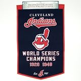 CLEVELAND INDIANS OFFICIAL WOOL CHAMPIONSHIP BANNER