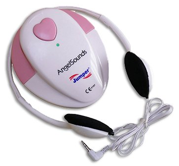 Ultraschallgerät für Schwangere, mit Aufnahmefunktion & Headset, Angelsounds inkl. digitales Fieberthermometer!