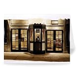 Movie Theatre Nocturne, 1998 (w/c on paper) .. - Greeting Card (Pack of 2) - 7x5 inch - Art247 - Standard Size - Pack Of 2