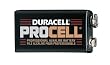 DURACELL 9 Volt  PROCELL Professional Alkaline Battery, Pack of 12