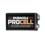 DURACELL 9 Volt PROCELL Professional Alkaline Battery, Pack of 12