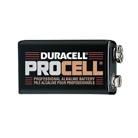 Click here to buy DURACELL 9 Volt  PROCELL Professional Alkaline Battery, Pack of 12 by Duracell.