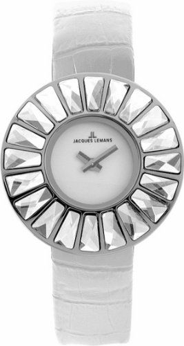 Jacques Lemans Women's 1-1639B Flora Analog with Swarovski Elements Watch