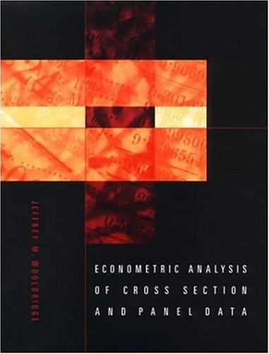 Econometric Analysis of Cross Section and Panel Data under Econometrics in The Books Store