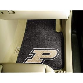 Purdue Boilermakers 2 PIECE CARPET CAR/TRUCK/AUTO FLOOR MATS