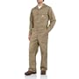 Carhartt Coveralls Mens Flame Resistant Twill 42 Tall Khaki FRX010