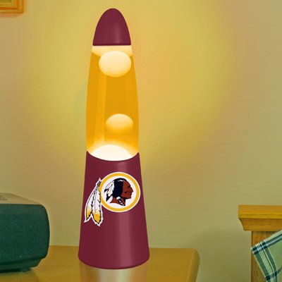 WASHINGTON REDSKINS Team Logo 13 MOTION / LAVA LAMP in Team Colors