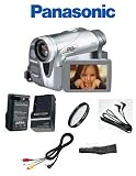 cheap Panasonic PVGS34 Mini DV 28x Optical-1000x Digital Zoom Camcorder Package