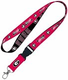 NCAA Georgia Bulldogs Lanyard with Detachable Buckle