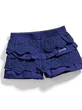 GUESS Kids Girls Tiered Ruffle Short-Shorts (12 - 24M)