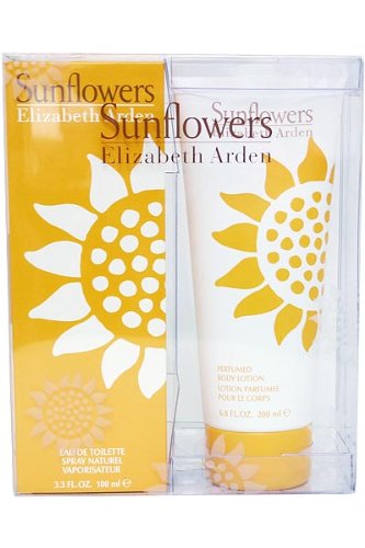 Childrens Toyshop  Health & Personal Care : Sunflowers by Elizabeth Arden Eau de Toilette Spray 100ml Body Lotion 200ml