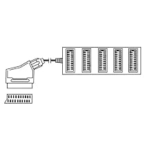 Hama 5 Way Scart Block