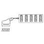 Hama 5 Way Scart Block