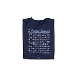 41BWH55urBL. SL160  I Found Jesus Adult T shirt  (Large), Navy