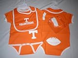 Tennessee Volunteers Baby Onesie, Bib, and Booties
