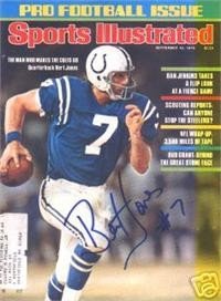 Bert Jones Autographed/Hand Signed Sports Illustrated Magazine (Baltimore Colts)