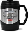 The Super Tanker Mug 52oz Insulated SS/Black - Rapala RGWTNKR, Fishing Gifts