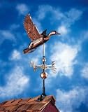 Copper Duck Weathervane Polished