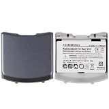 Motorola Razr V3c V3m Lithium-ion Extended Replacement Battery 3.7v with Titanium Gray Extended Battery Case Cover (Not Compatible GSM Cingular and T-mobile)