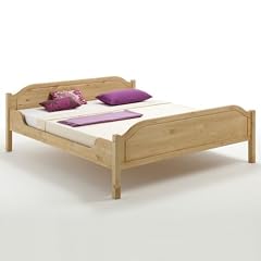 Doppelbett K�LN 180x200 cm, Kiefer massiv gelaugt