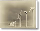 DERELICT WIND TURBINES of SOUTH POINT - HAWAII Canvas Print / Canvas Art - Artist Daniel Hagerman