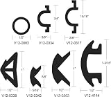 Taco WHITE FLEX RUB RAIL 1X70' V12-0303WHA70-1 (Image for Reference)