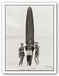 Tom with Kalahuewehe, 1937 by Tom Blake 11"x8" Art Print Poster
