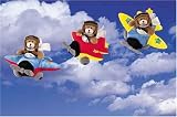 Gund Bear-O-Plane Zip Along Toy