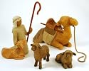 Willow Tree Shepherd and Stable Animals
