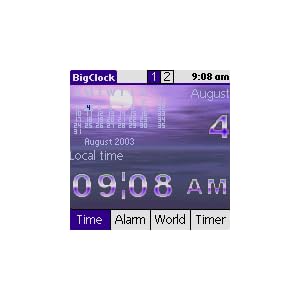 Deep Purple - New advanced SMART theme for BigClock! downloadable Software