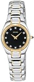 Seiko Women's SUJF30 Diamond Two-Tone Watch