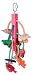 Pink Parrot® Birdy Squiggles® 10" Hanging Birdie Bonanza Toy for Med/Lg Birds,$6.99