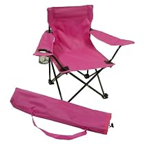 Redmon For Kids Kids Folding Camp Chair, Hot Pink