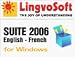 LingvoSoft translation software Suite 2006 English <-> French for Windows: dictionary, phrasebook, flashcards