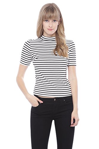 ALYGNE Womens Sleeveless Mockneck Tank Top Shirt