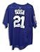 Autographed Sammy Sosa Limited Edition Chicago Cubs Blue Majestic Jersey Dual Inscribed 66 HR and MVP